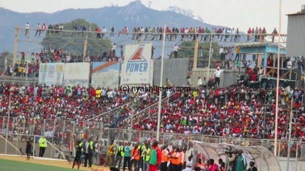 The stadium was fully packed....Photo Jeromy Kadewere