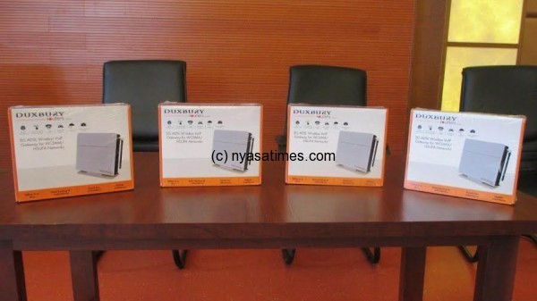 The wireless routers donated to MUST
