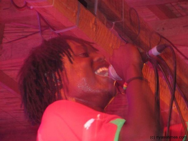 Third Eye performing at one of his previous shows in Malaw
