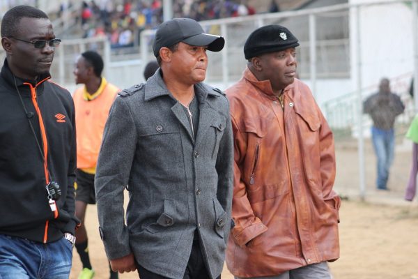 Tigers coach Gerald Phiri and Robin Alufandika : Match on