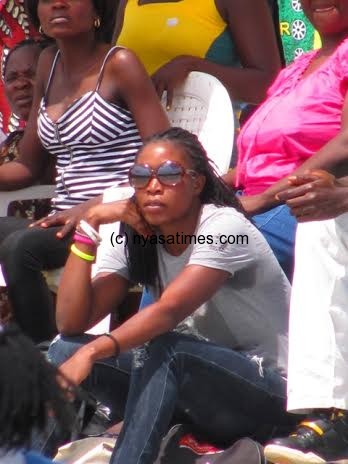 Towera Vinkhumbo watched the match from the bench due to an injury....Photo Jeromy Kadewere