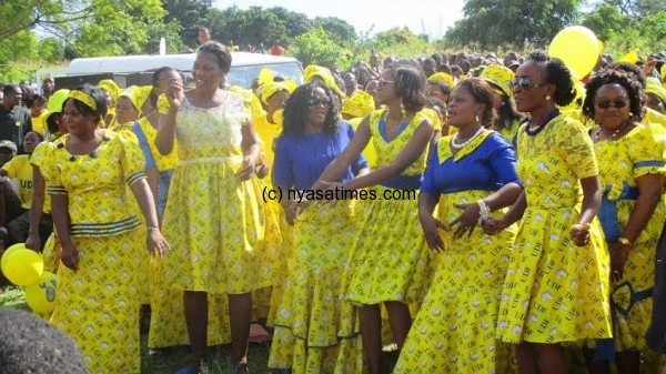 UDF supporters dance  at Njamba-Photo Jeromy Kadewere