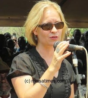 UN Resident Coordinator Mia Seppo  commends the release od death row persons-Photo Jeromy Kadewere, Nyasa Times