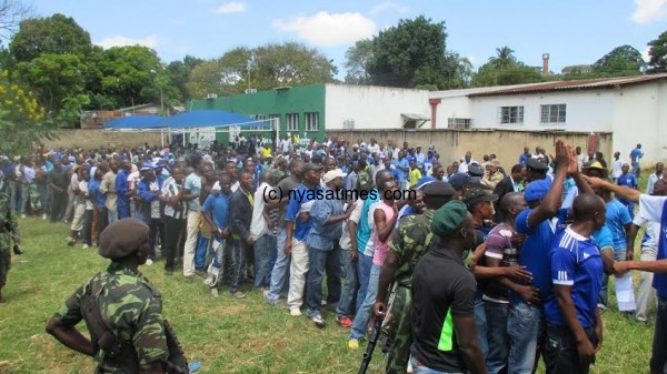 Voting in progress.....Photo Jeromy Kadewere