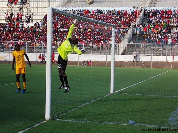 What a save for Tigers goalkeeper....Photo Jeromy Kadewere