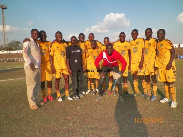 Winners pose, KB pose for Nyasa Times after the game, Pic Leonard Sharra, Nyasa Times