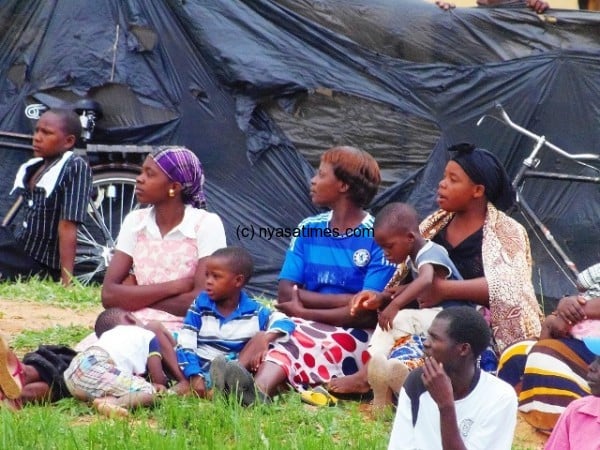 It was a family enetertainent as women and children also watched the match.-Photo by Jeromy Kadewere