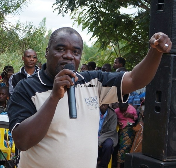 MacBein Mkandawire : Matewere was not delegated to speak on behalf of Congoma
