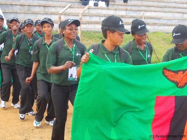 Zambia team.....Photo Jeromy Kadewere