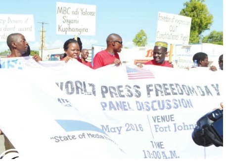 Journalists on World Press Freedom Day