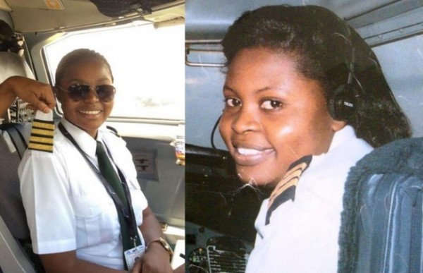Pilot Felie Matengo Mkandawire and Yolanda Kaunda