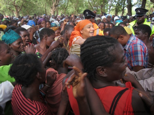 Abida Mia unveils herself to the constituent in Nsanje south