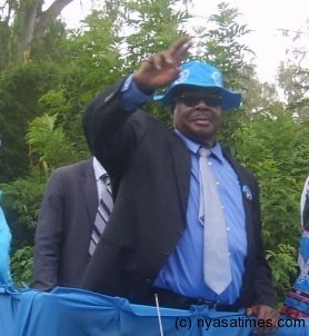 Peter Mutharika: Denied clearance by police to hold rallies on Monday