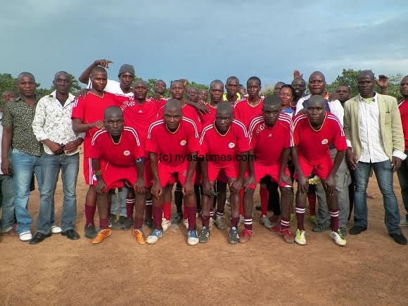 Super League material: Chipiku league champions Airborne pose for Nyasa Times