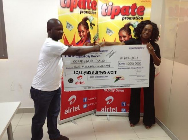 Be a millionaire with Airtel Tipate promotion