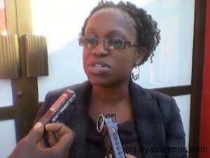 Isabel Kachinjika:The response has been good. -Photo by Elijah Phimbi, Nyasa Times