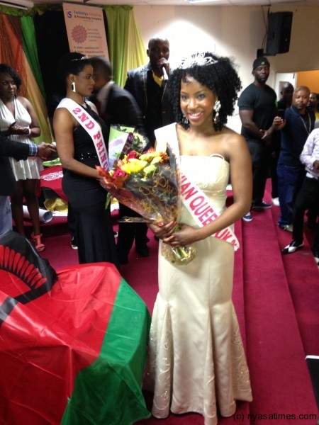 Miss Malawi UK 2013 Alexina Phiri, 20 a law student 
