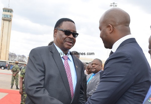 President Mutharika and Minister Atupele: Malawi agenda