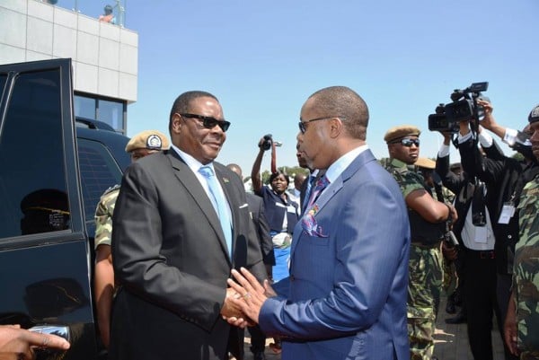 Malawi's democrcay hailed: President Mutharika and vice president Saulos Chilima