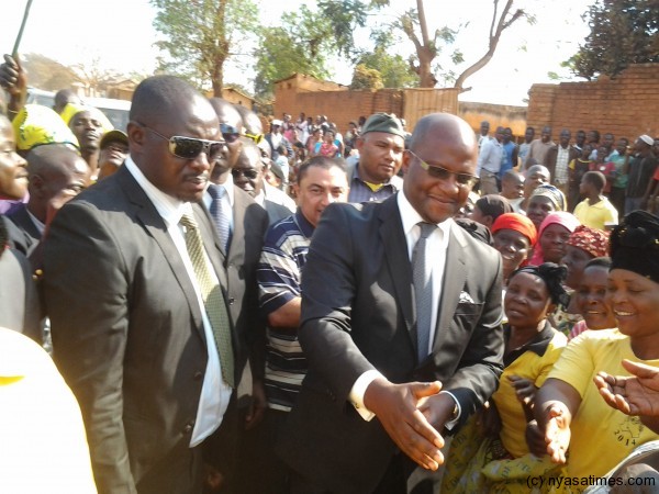 Atuple Muluzi at Likuni on Sunday