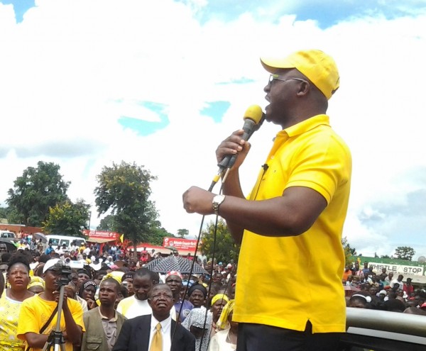 Atupele Muluzi n on a roller coaster of political rallies trying to position his agenda for change and that of his UDF party ahead of the 2014 tripartite elections