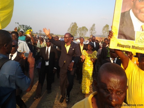 Walk about to the rally: Atupele in Zomba