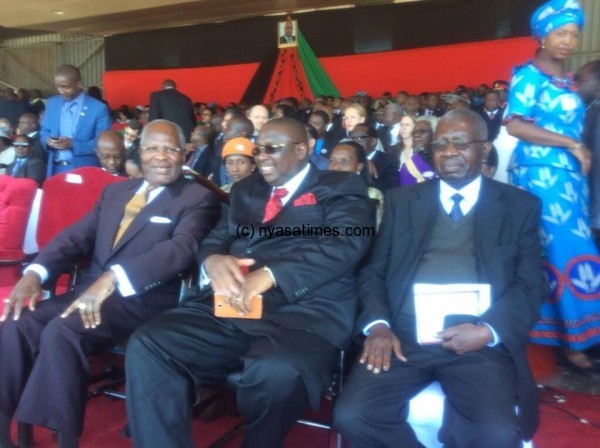  Dr Bakili Muluzi, former Veep Khumbo Kachali and Justin Malewezi among notable guests at Peter Mutharika inauguration 