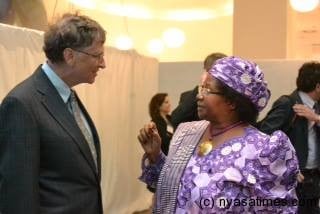 President Banda Bill Gates in London attending the G8 New Alliance for Food Security and Nutrition where Malawi was welcomed as a new partner
