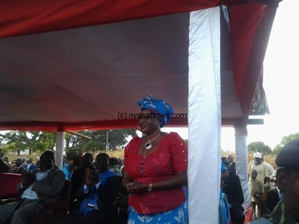 Bingu's widow, Callista joined the DPP campaign trail