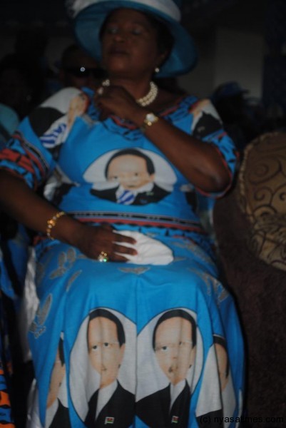 Former first lady Callista Mutharika at DPP convention