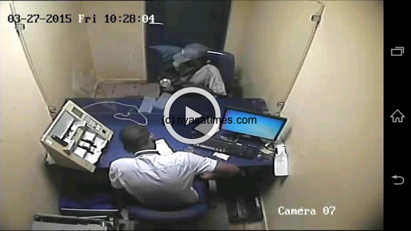 CCTV footage obtained shows man depositing