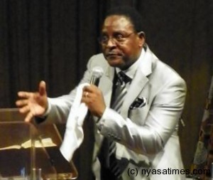 Rev Dr Chakwera: Aspiring to be MCP president