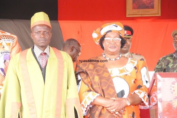 President Banda with a
