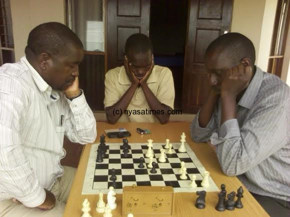 Chingati (right) battling it out with Msukwa- Pic Charles Mbale.