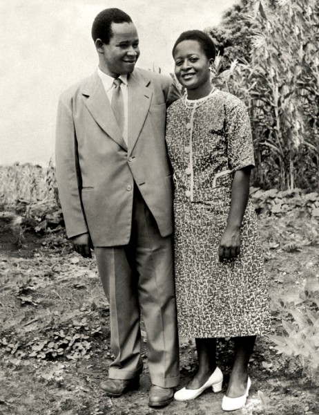 Courtesy of the Chipembere family A wedding photograph of Masauko and Catherine (Ajizinga) Chipembere. Years later, Catherine Chipembere served as deputy minister of health and population in the Malawian government.