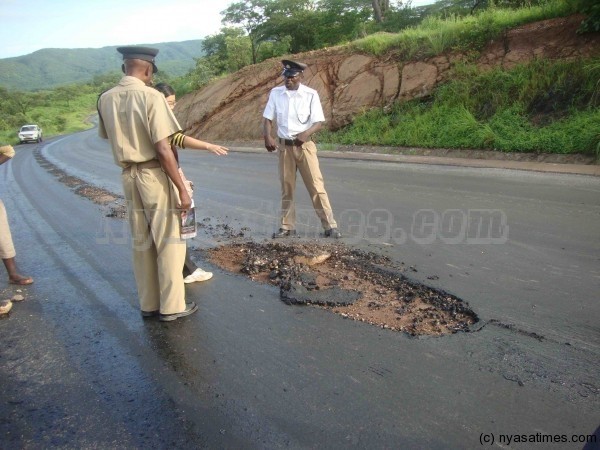 Damaged Karonga-Chitipa road