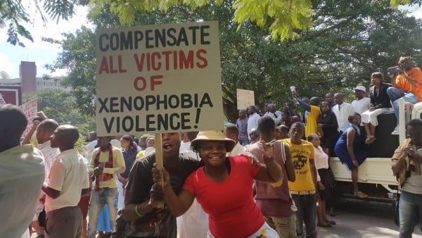 Malawians protest in Lilongwe against xenophobia in South Africa