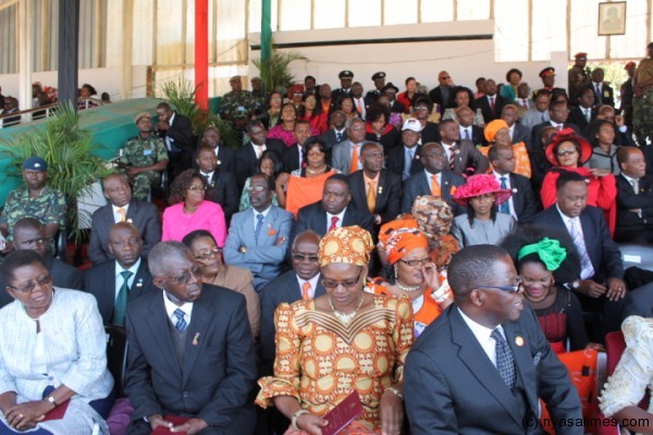 cross section of people attends the 49th celebrations of Independence held at Civo Stadium-pic by Lisa Vintulla