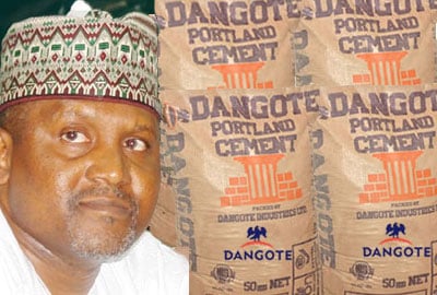 Dangote is also into cemente business