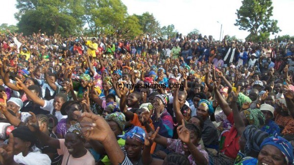 DPP crowds at Mzimba rally to welcome Khumbo Kachali