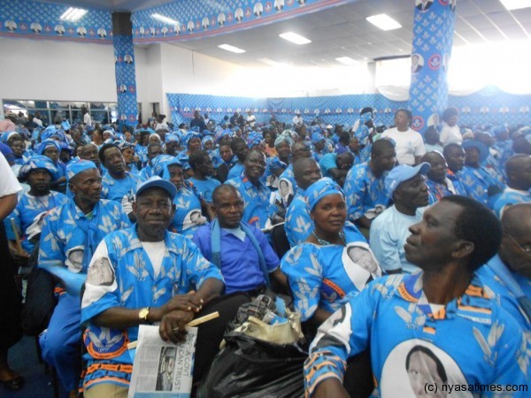 Comesa Hall turned blue