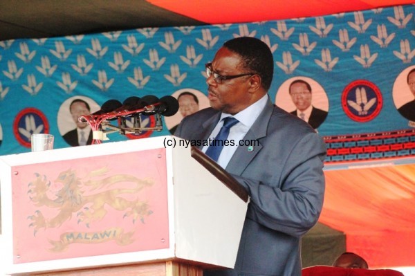 President Mutharika:  We are on our own