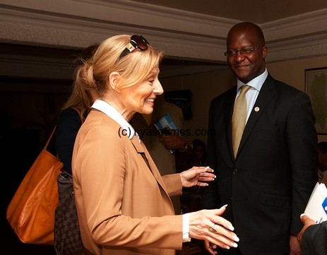 Veronique DE KEYSER with Atupele Muluzi, President of Malawi’s United Democratic Front (UDF)