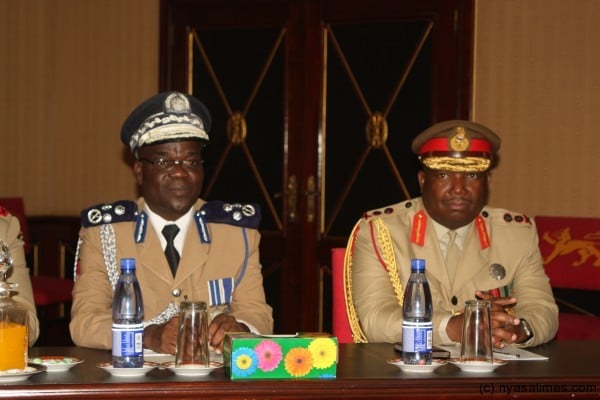 Police chief and Army boss