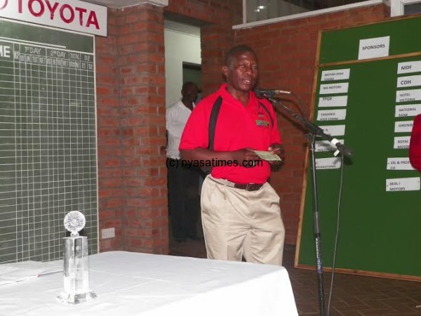 Deputy MDF commander Lt. Gen. Spoon delivering  his speech during presentation