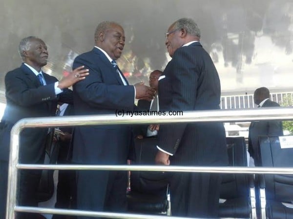 League of ex-president: Muluzi with Rupiah Banda and Thabo Mbeki