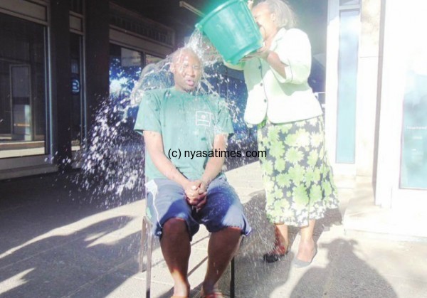 Guta in ice bucket challenge