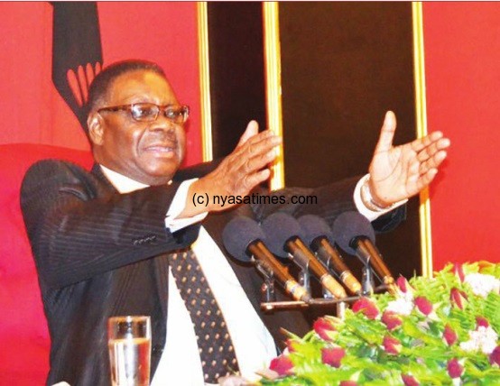 President Peter Mutharika: Wants SADC to discuss the matter