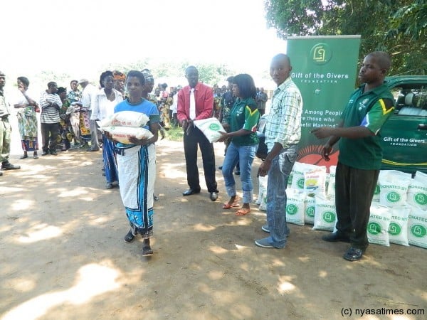 Gift of Givers give Karonga flood victims relief support
