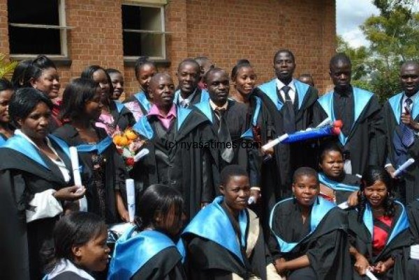 Graduating students celebrate